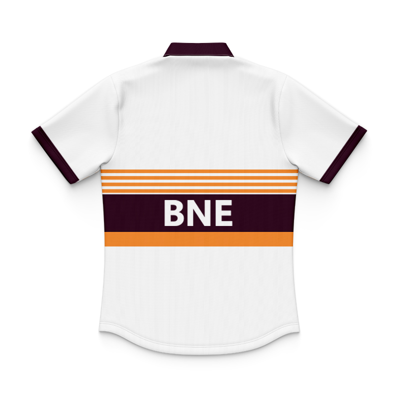 Kid's NRL Brisbane Broncos 2025 Run Out Polo Shirt