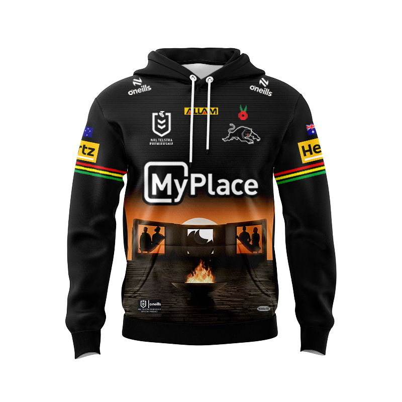 NRL Penrith Panthers 2025 ANZAC Hoodie