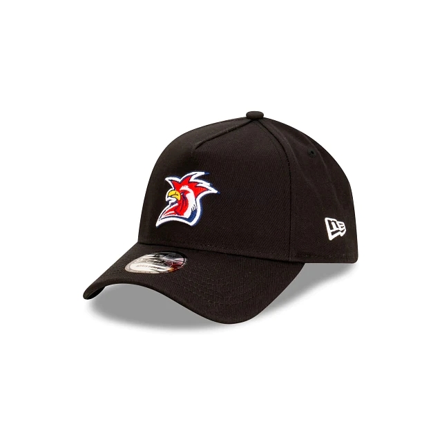 NRL Sydney Roosters Black Embroidered Logo Cap 2025