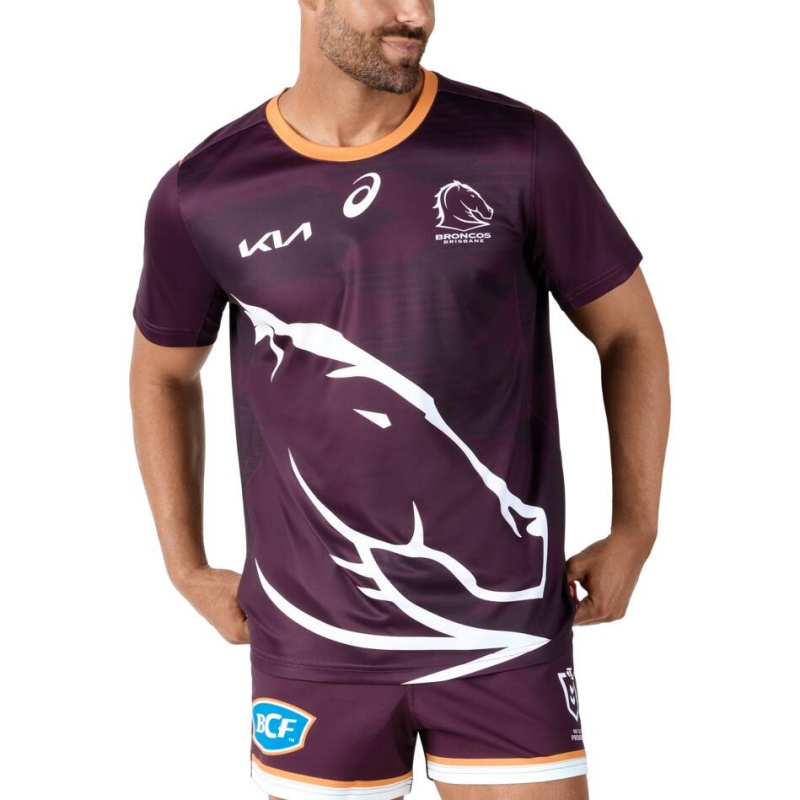 NRL Brisbane Broncos 2024 Run Out Jersey