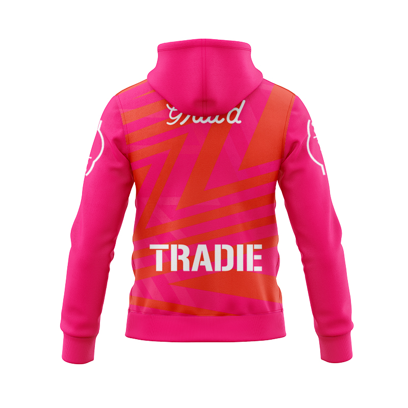 NRL Melbourne Storm 2025 Orange Warm Up Zipper Hoodie