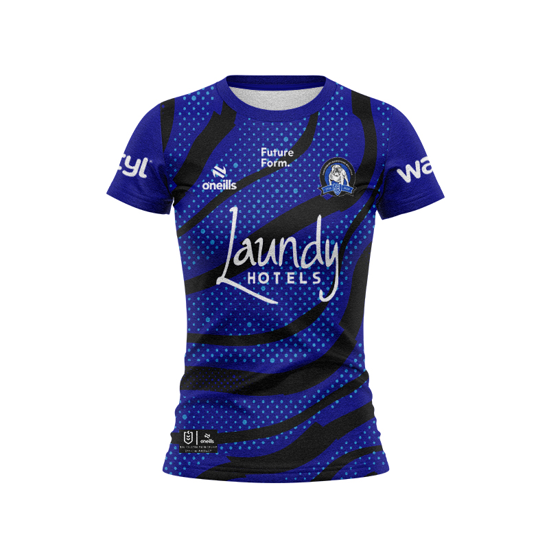 Women's NRL Canterbury-Bankstown Bulldogs 2025 Blue Training Jersey
