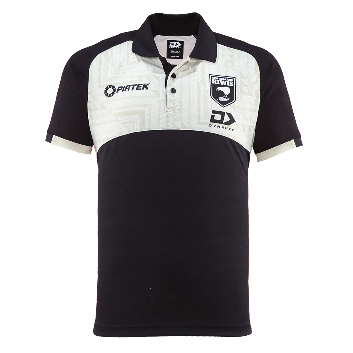 New Zealand Kiwis 2024 Black Media Polo Shirt