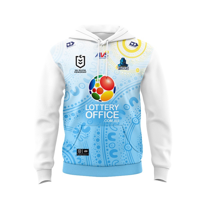 NRL Gold Coast Titans 2025 Indigenous Hoodie
