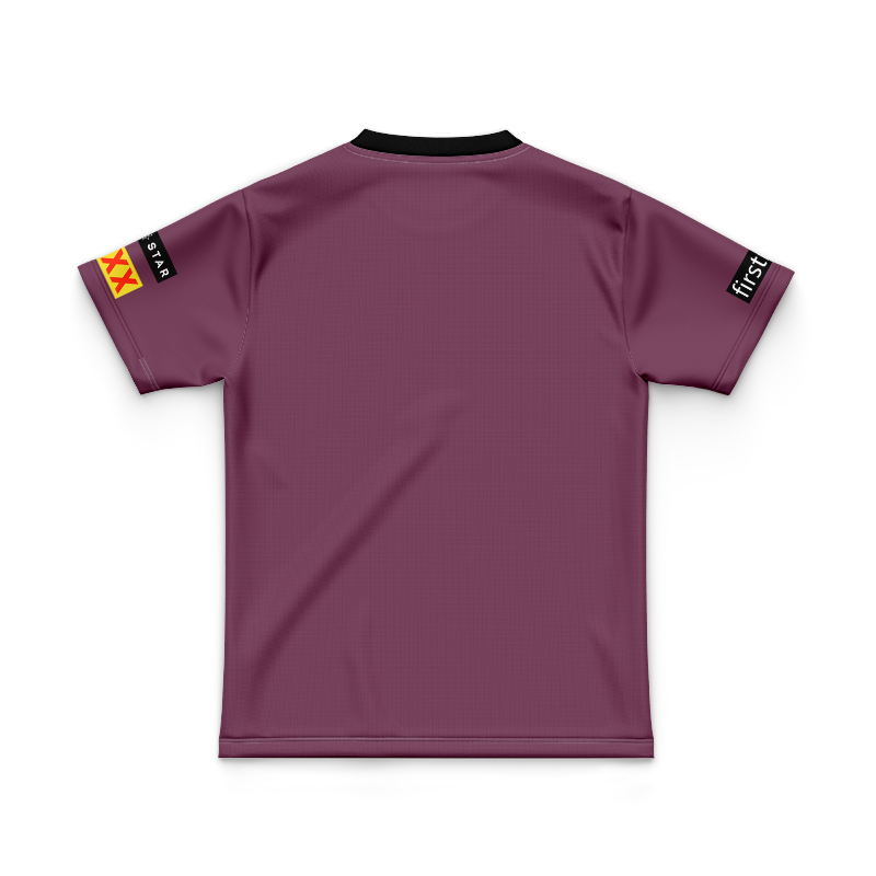Kid's NRL Brisbane Broncos 2024 Black Team Jersey