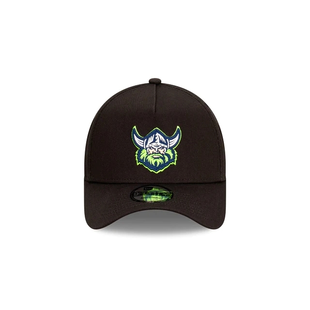NRL Canberra Raiders Black Embroidered Logo Cap 2025