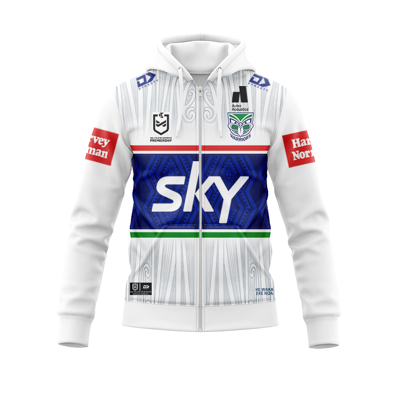 NRL New Zealand Warriors 2025 NRLW Away Zipper Hoodie