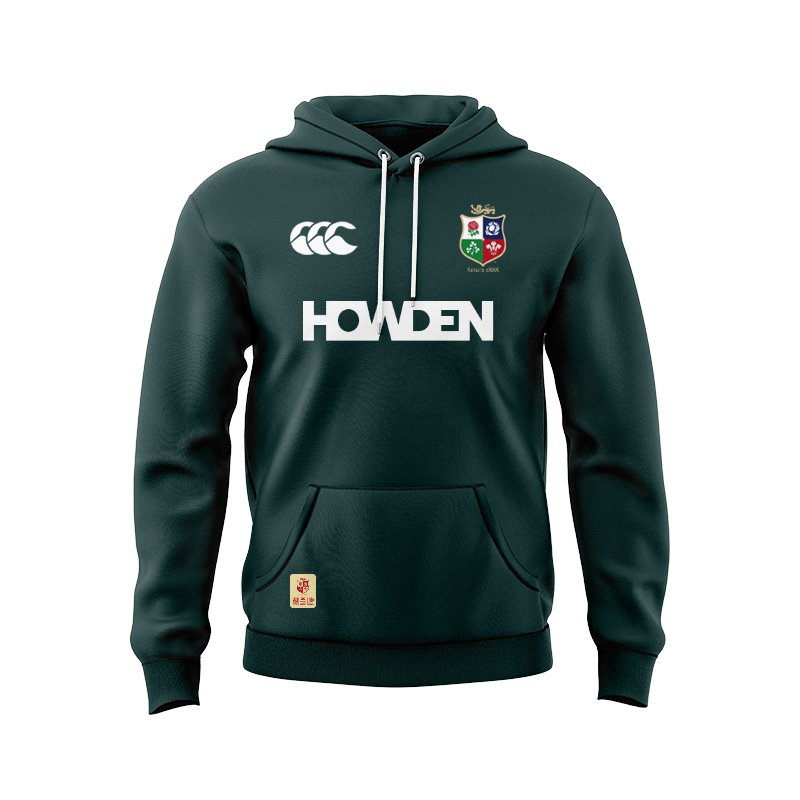 British & Irish Lions 2025 Training Green Hoodie