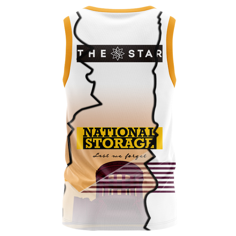 NRL Brisbane Broncos 2024 ANZAC Mix Singlet