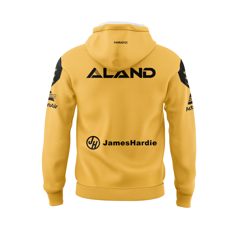 NRL Parramatta Eels 2025 Yellow Training Hoodie