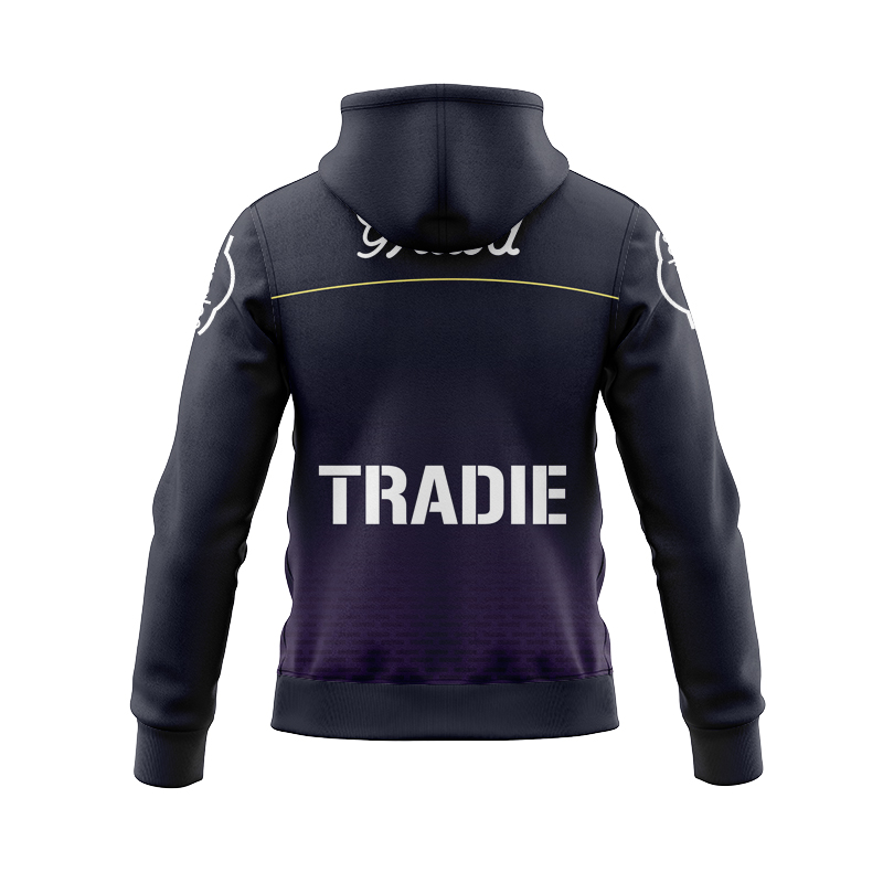 NRL Melbourne Storm 2025 Run Out Zipper Hoodie