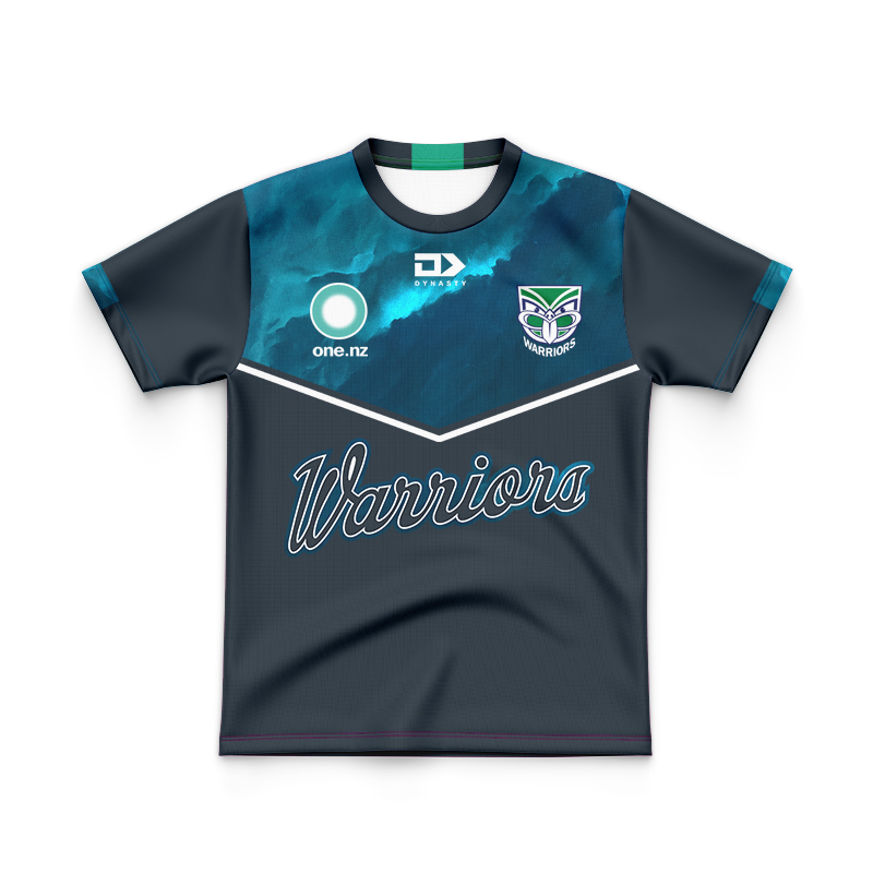 Kid's NRL New Zealand Warriors 2025 Captains Run NRLW Jersey
