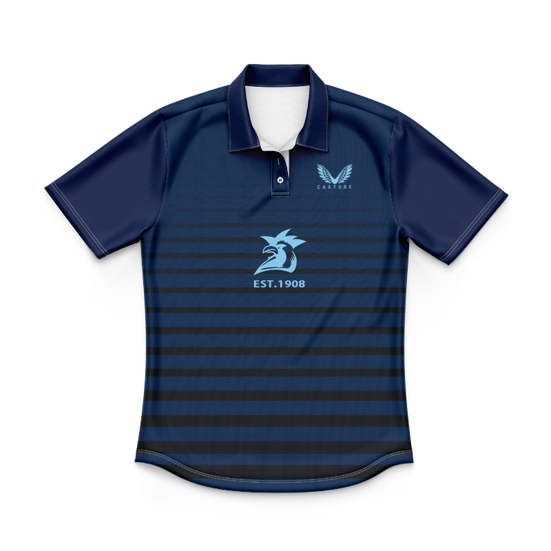 Kid's NRL Sydney Roosters 2025 Warm Up Polo Shirt