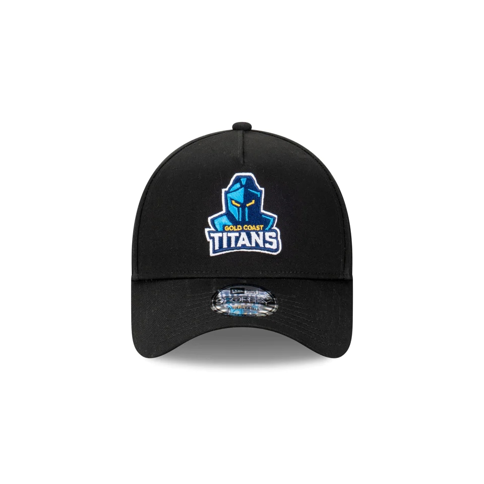 NRL Gold Coast Titans Black EDS Embroidered Logo Cap 2025