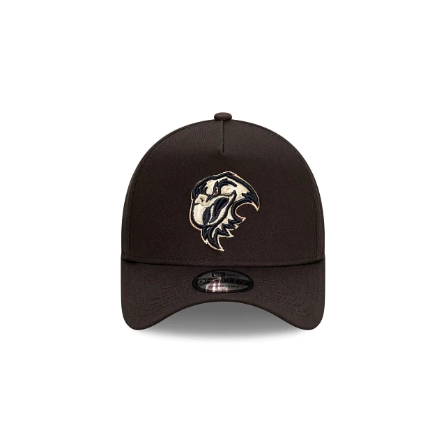 NRL Manly Warringah Sea Eagles Black Embroidered Logo Cap 2025