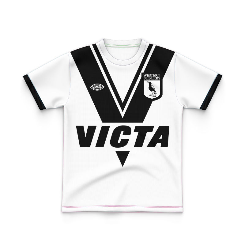 Kid's Western Suburbs Magpies 1978 Retro Jersey