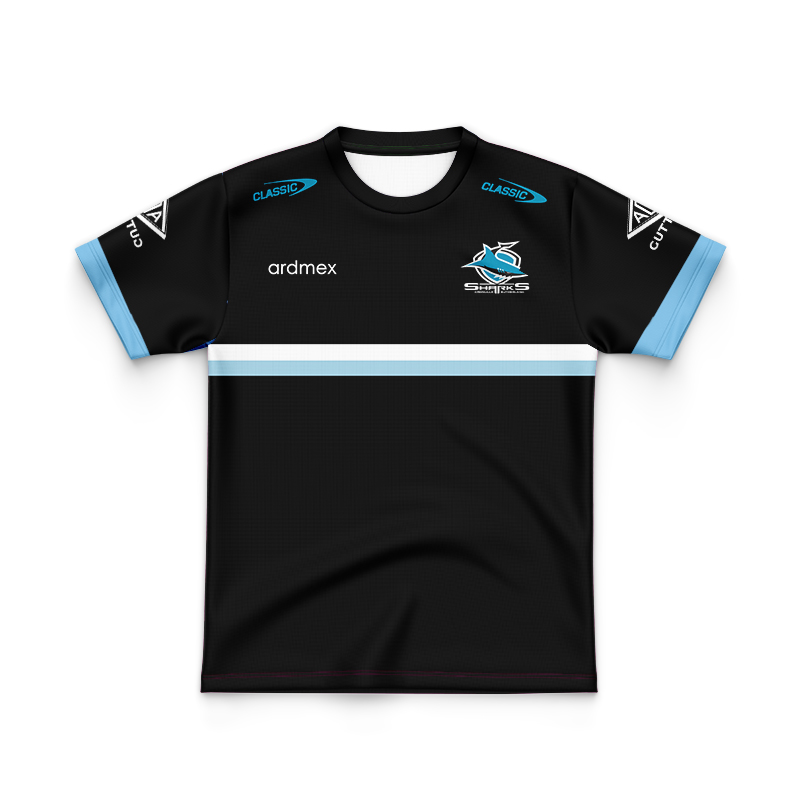 Kid's Cronulla Sutherland Sharks 2023 Media Jersey