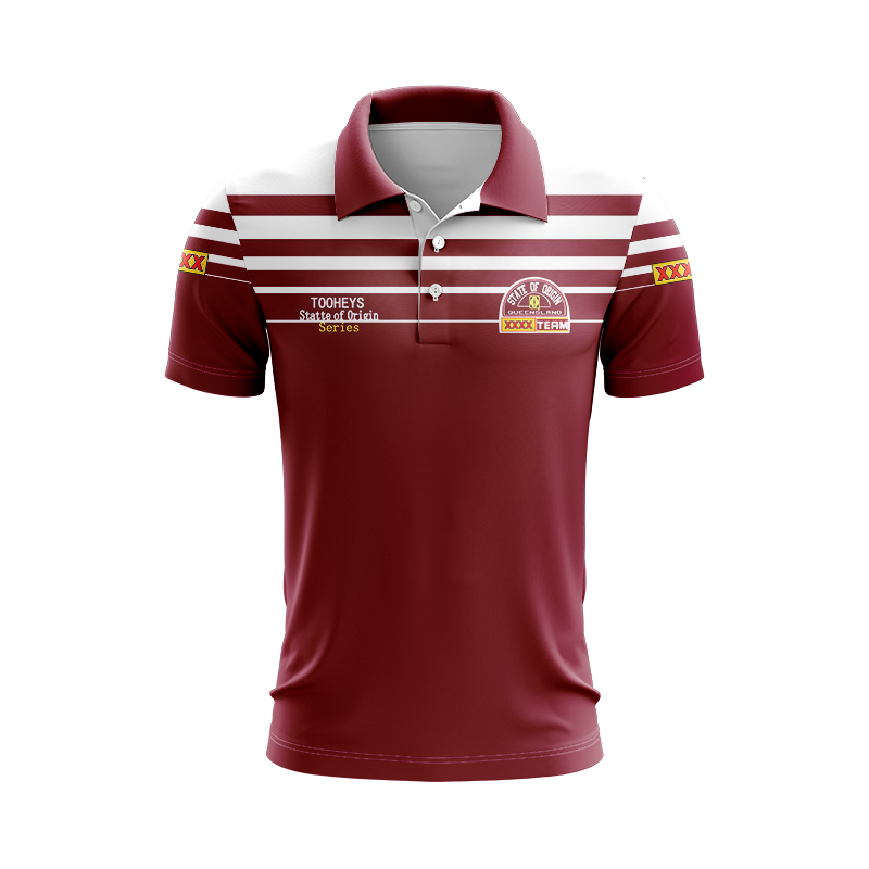 QLD Maroons 1995 Retro Polo Shirt