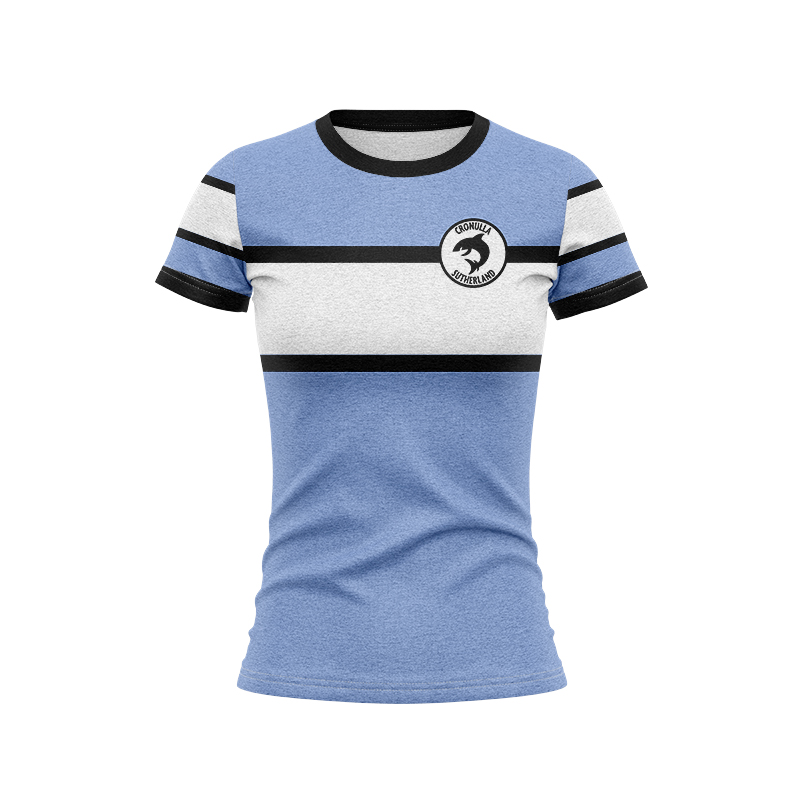 Women's NRL Cronulla-Sutherland Sharks 1973 Retro Jersey
