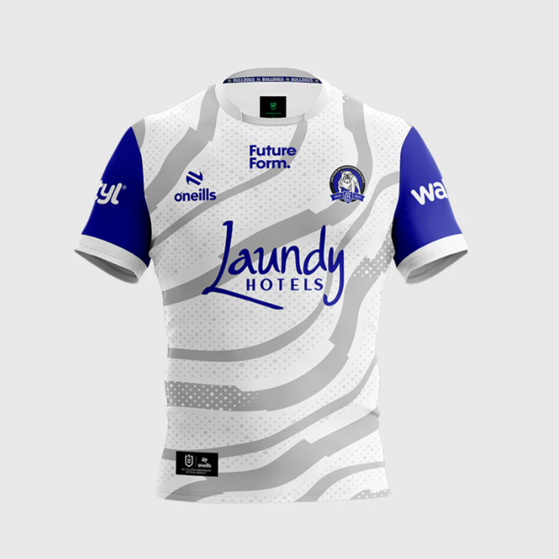 NRL Canterbury-Bankstown Bulldogs 2025 White Training Jersey