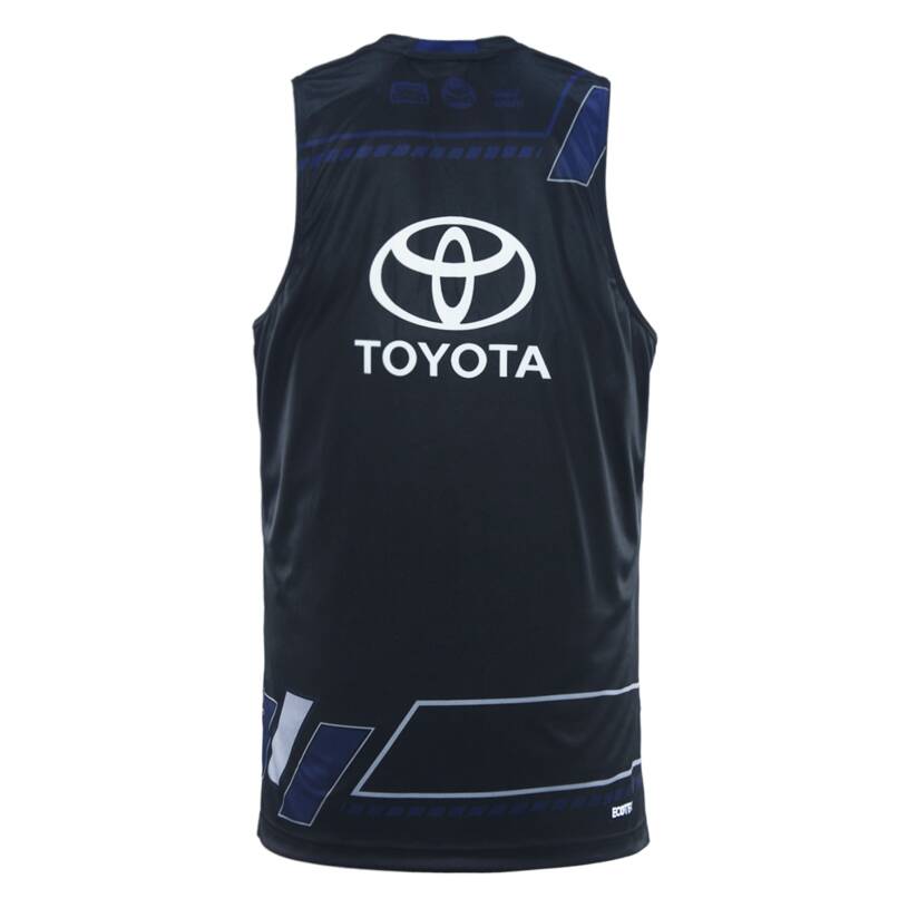 NRL North Queensland Cowboys 2025 Black Training Singlet
