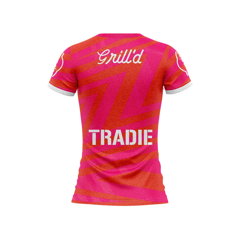Women's NRL Melbourne Storm 2025 Orange Warm Up Jersey