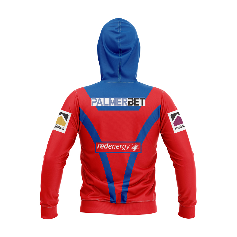 Kid's NRL Newcastle Knights 2024 Home Hoodie