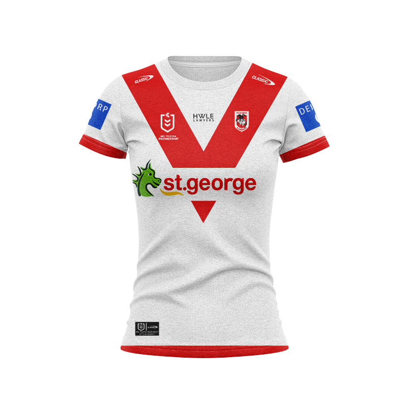 Women's NRL St George Illawarra Dragons 2024 Home Jersey