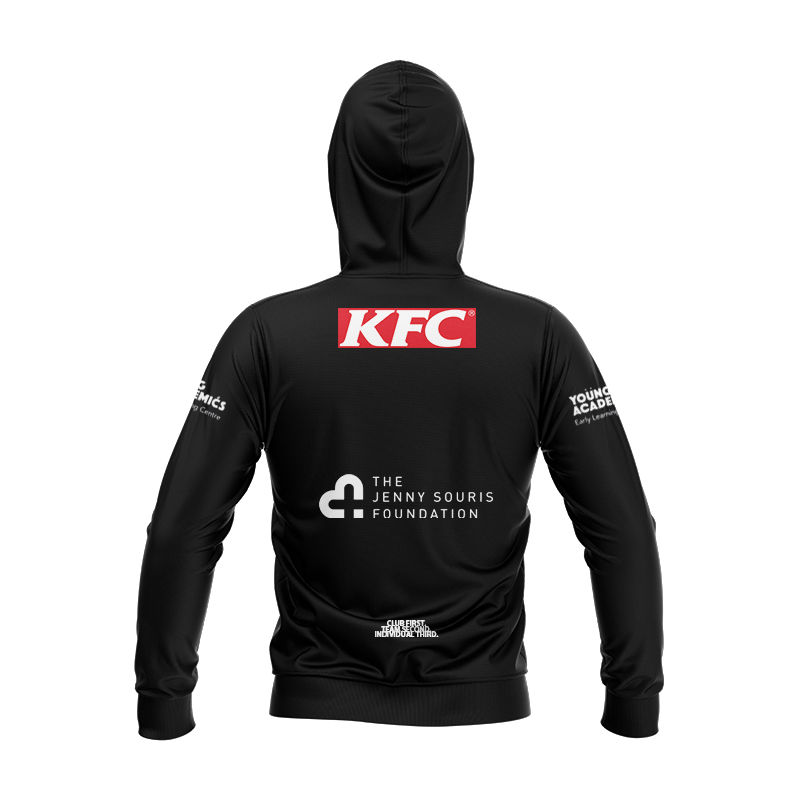 Kid's NRL Canterbury-Bankstown Bulldogs 2024 Warm Up Hoodie