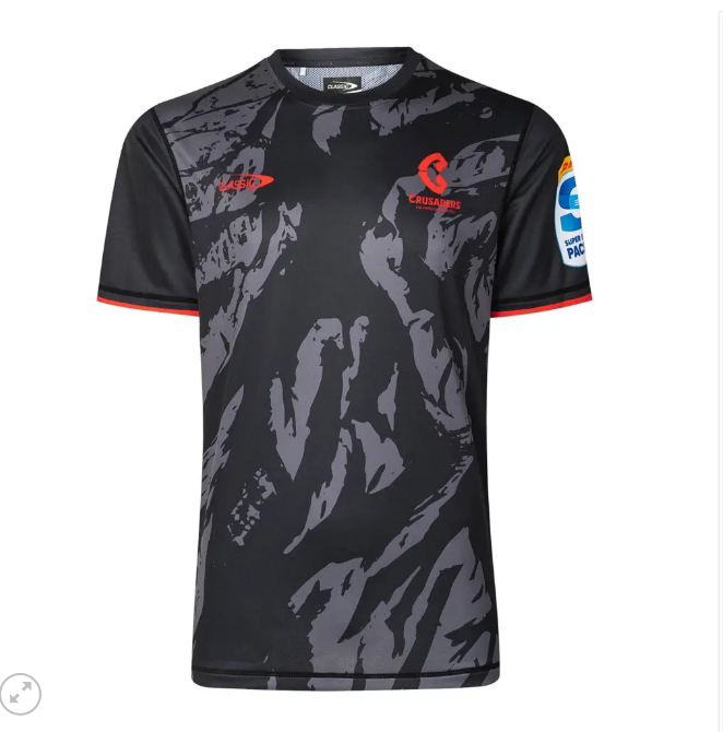 Canterbury Crusaders Super Rugby 2025 Black Training Jersey