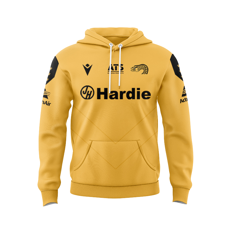 NRL Parramatta Eels 2025 Yellow Training Hoodie