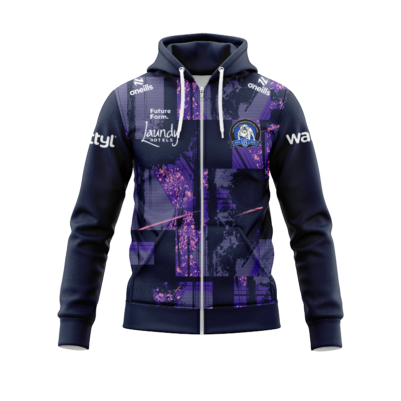 NRL Canterbury-Bankstown Bulldogs 2025 Captains Run Zipper Hoodie