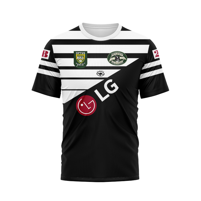 Western Suburbs Magpies 1998 Retro Jersey