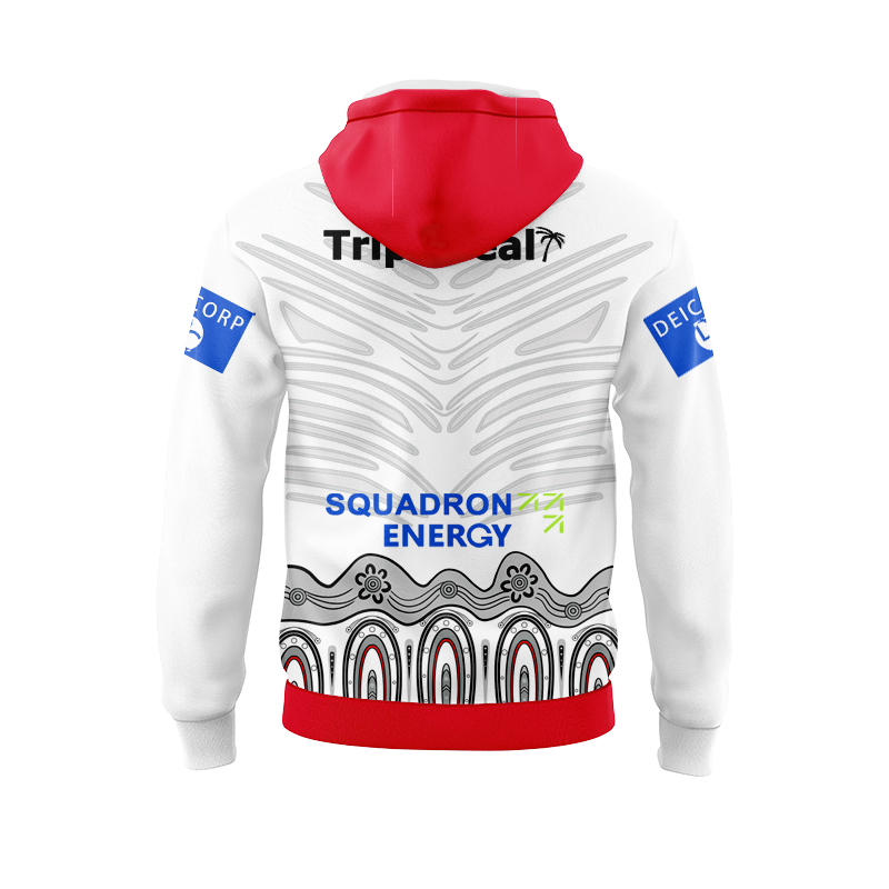 NRL St George Illawarra Dragons 2024 Indigenous Hoodie