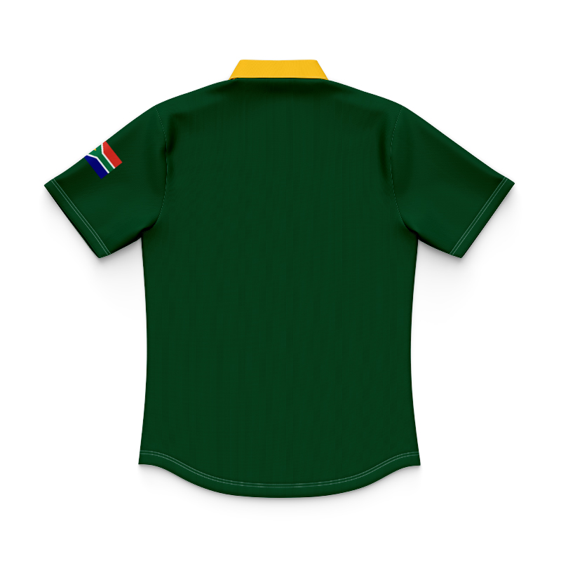 Kid's South Africa Springboks Home 2025 Stadium Polo Shirt