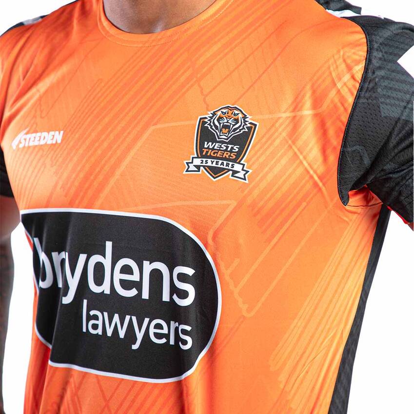 NRL Wests Tigers 2024 Orange Training Jersey