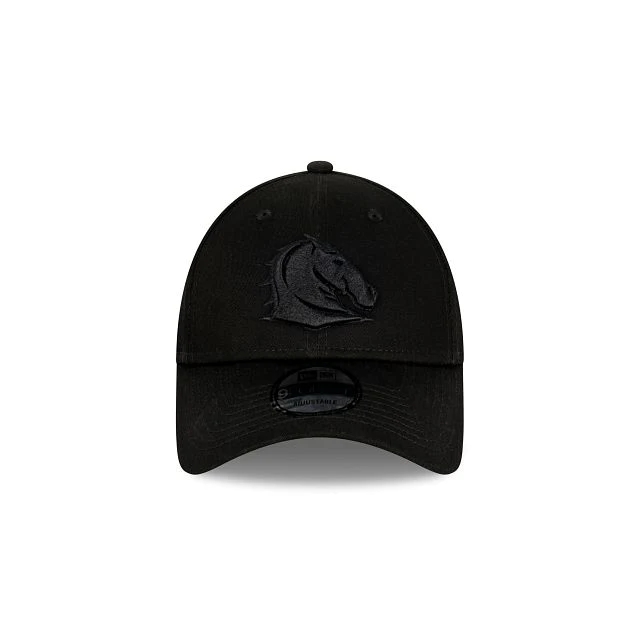 NRL Brisbane Broncos Black Embroidered Logo Cap 2025