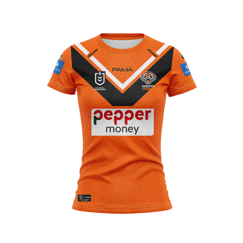 Women's NRL Wests Tigers 2025 Away Jersey