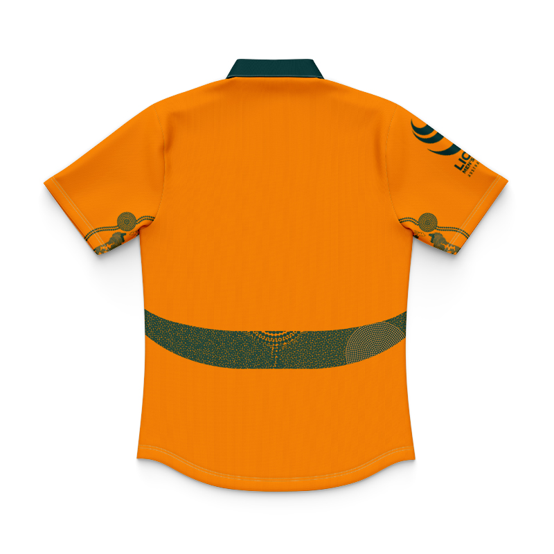 Kid's Australian Wallabies 2025 Home Polo Shirt