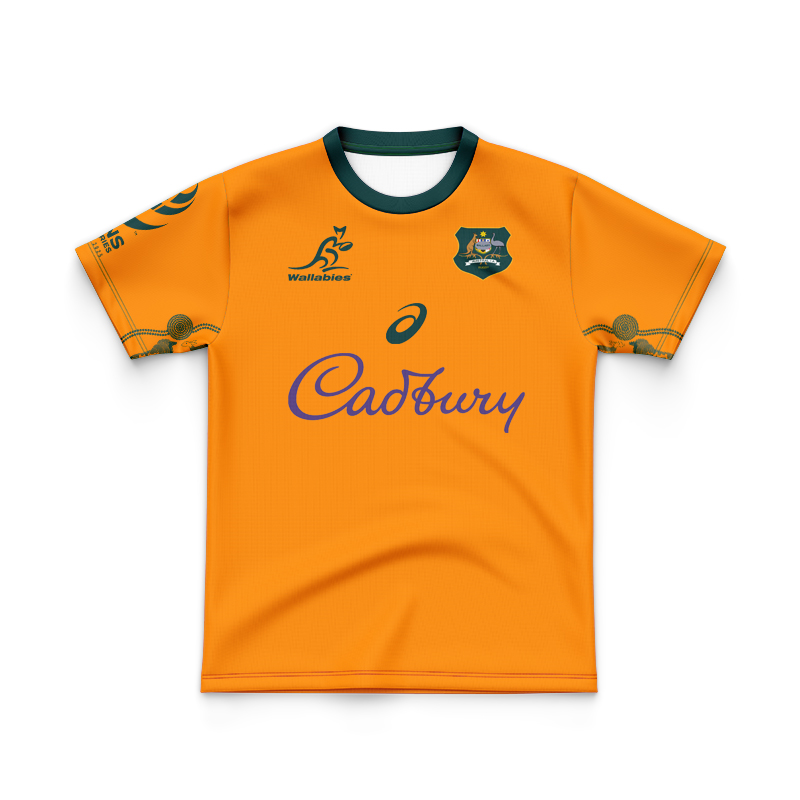Kid's Australian Wallabies 2025 Home Jersey