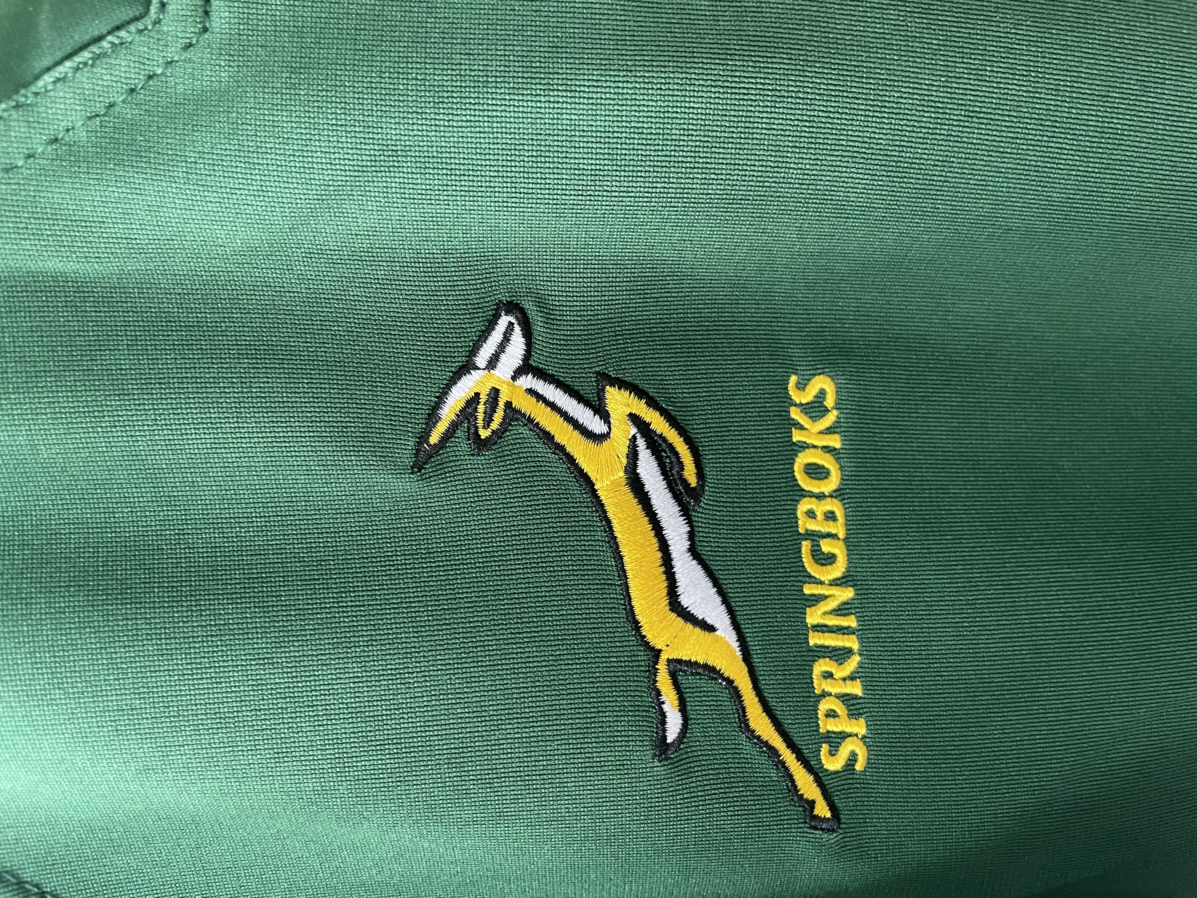 South Africa Springboks Home 2025 Stadium Jersey Gorge Green/University Gold