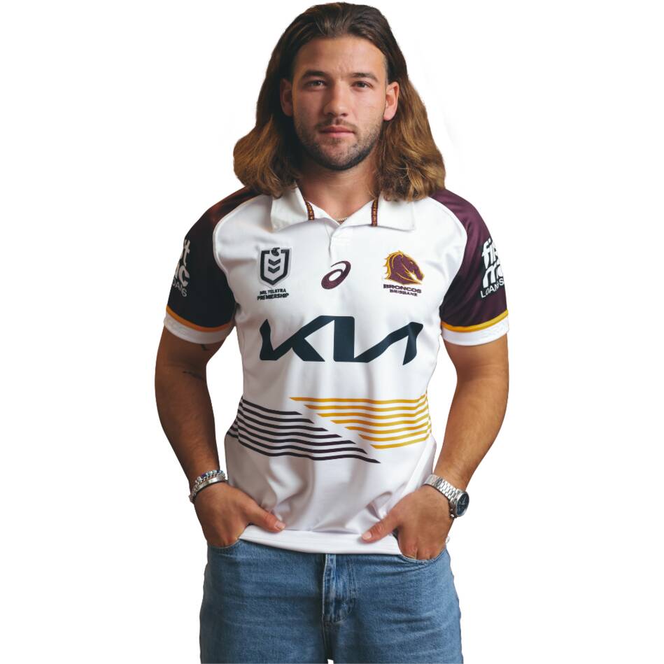 NRL Brisbane Broncos 2024 Away Jersey