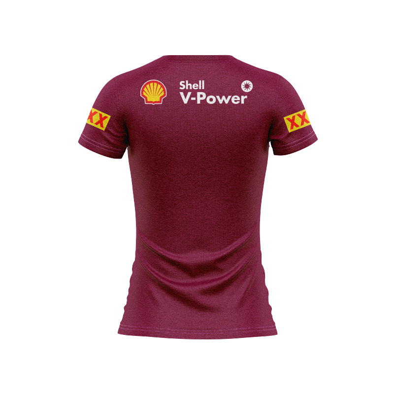 Women's NRL QLD Maroons 2025 Red Training Jersey