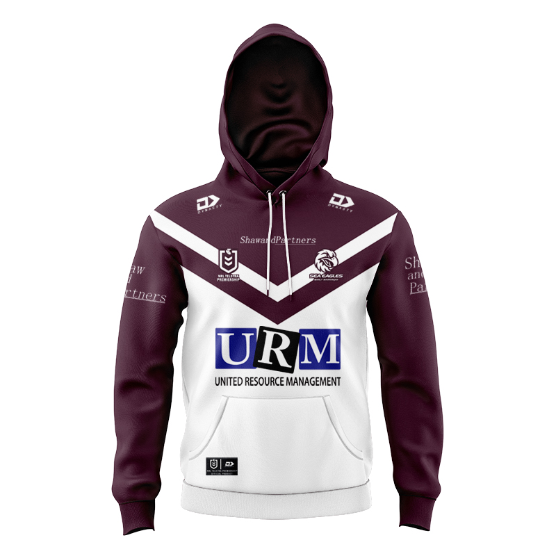Kid's NRL Manly Warringah Sea Eagles 2025 Away Hoodie