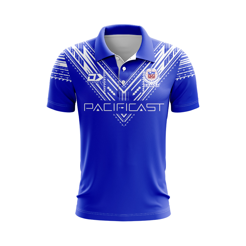 Toa Samoa Rugby League 2023 Home Polo Shirt
