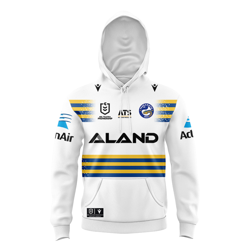 Kid's NRL Parramatta Eels 2024 Away Hoodie