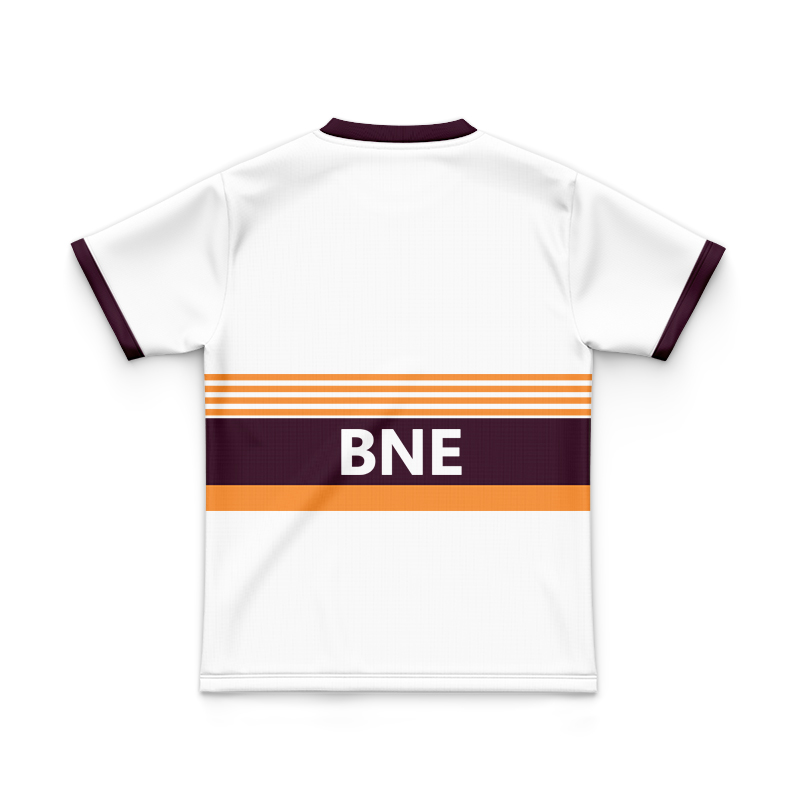 Kid's NRL Brisbane Broncos 2025 Run Out Jersey