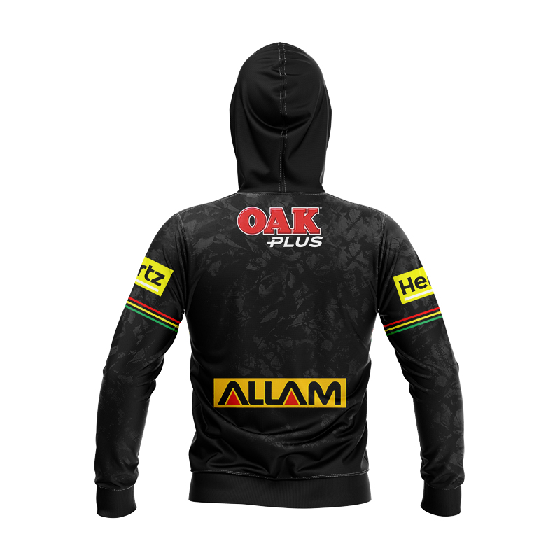 Kid's NRL Penrith Panthers 2024 Black Training Hoodie