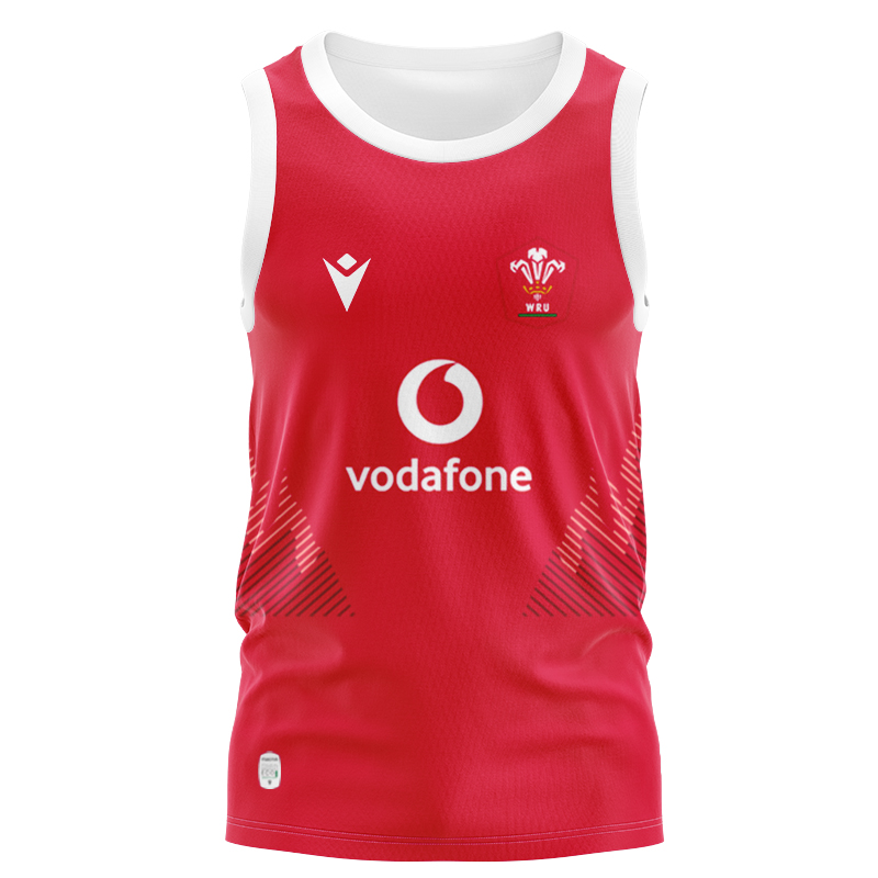 Wales Rugby 2024 Home Singlet