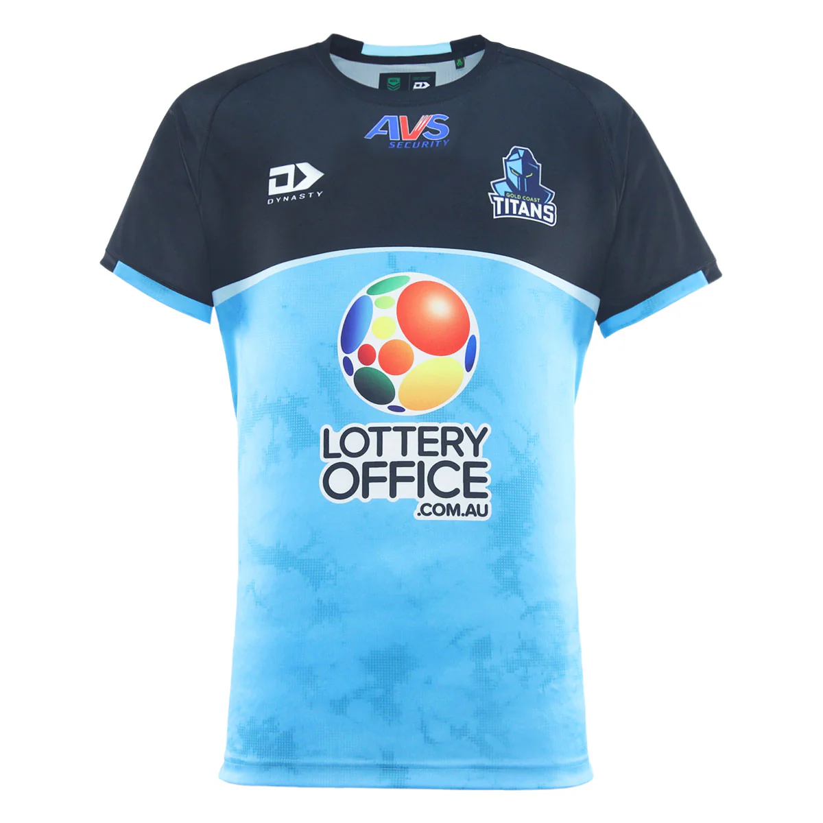 NRL Gold Coast Titans 2025 Cyan Training Jersey